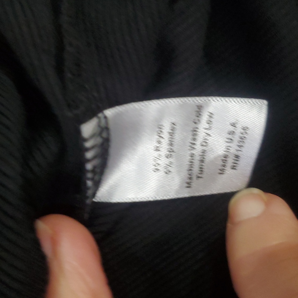 Joah Brown Henley Long Sleeve Top Black S/M In Great Condition - Picture 9 of 9